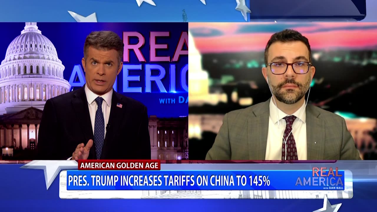 REAL AMERICA -- Dan Ball W/ Adam Savit, Breaking Down The China Tariffs, 4/10/25