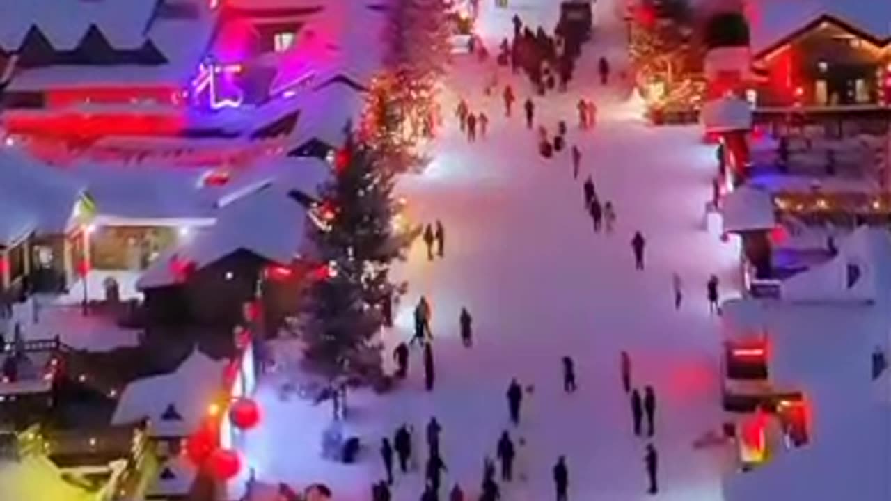 The most beautiful snowy city in the world