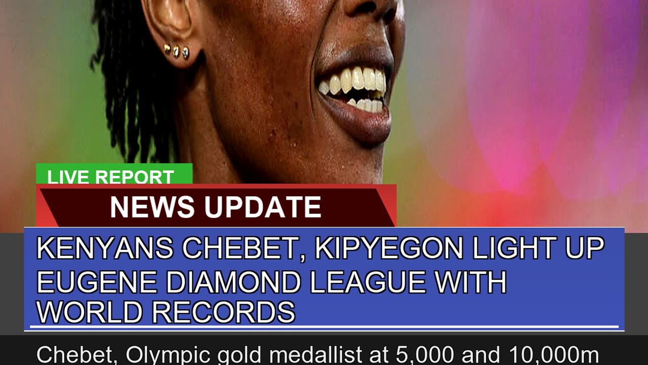 Kenyans Chebet Kipyegon Light up Eugene Diamond L