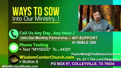 Re-Air: The Wisdom Family With Mike Murdock...!!!