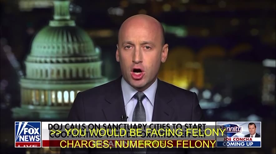 Miller: Sanctuary Mayors and Governors “Face Potential Criminal Charges for Harboring and Smuggling"