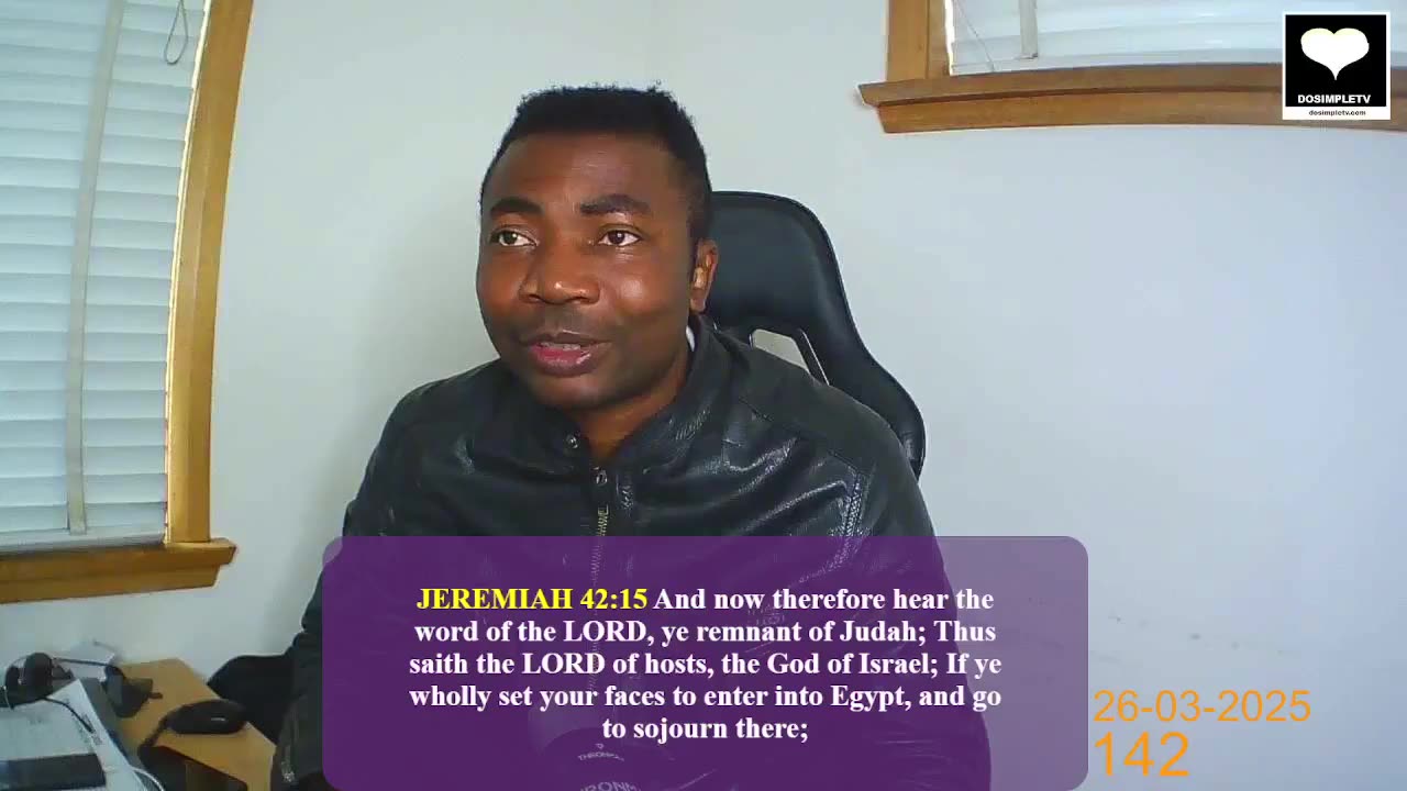 Give them a travel illusion or voice. How? Ask me & Psalms 142 || 26-03-2025 || DosimpleTV