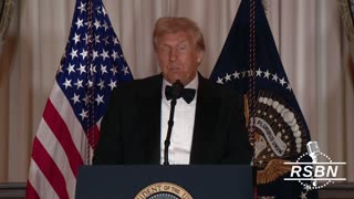 WATCH: President Trump delivers remarks at the State Dept for the Kennedy Center Honors dinner