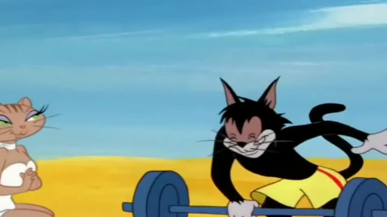 Muscle Beach Tom - #TomAndJerry (1956)