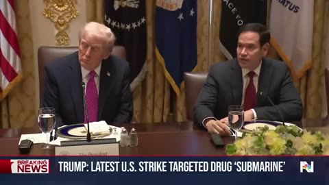 Trump: U.S. strikes drug ‘submarine’ off Venezuela