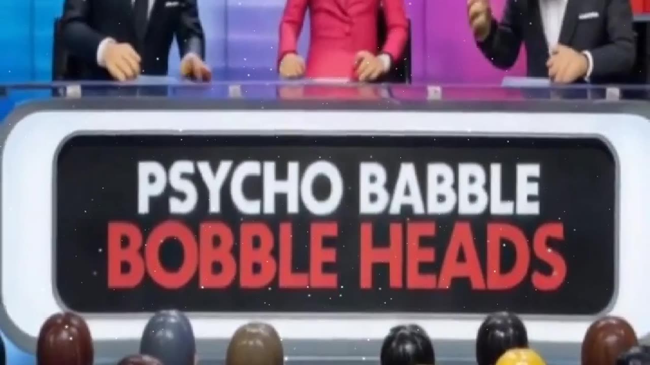 Psycho Babble Bobble Heads | Lyric Video | Media Madness