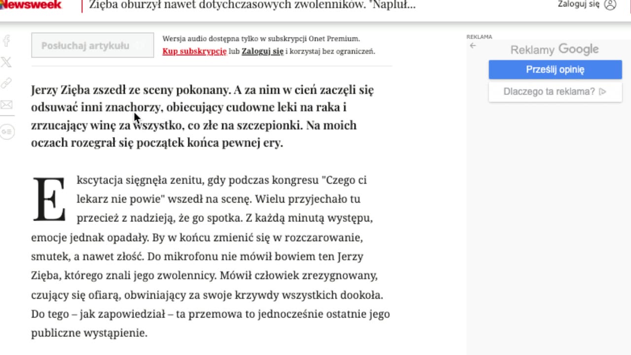 G.Braun i Newsweek przychodzą mi z pomocą !