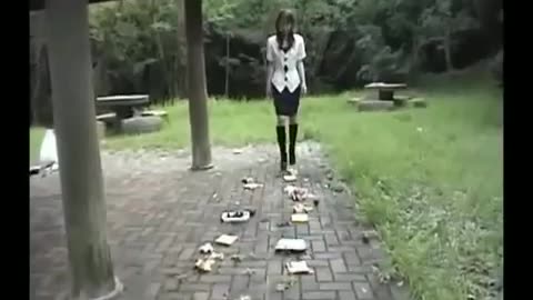 Walking Over Food