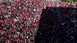 Thousands in Brussels protest Israel's attacks on Gaza