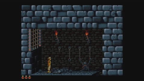 Prince Of Persia (SNES) Walkthrough - Level 1