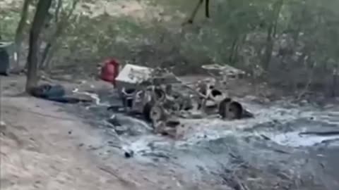🔥 A strike was made on Russian position. There are wounded. All property,