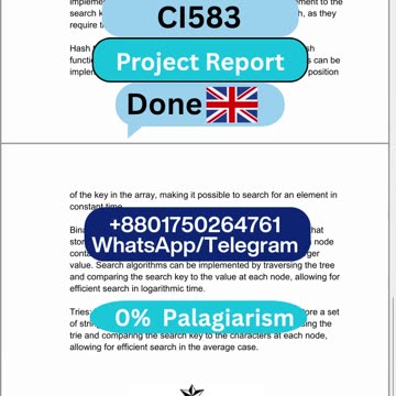 Student Work (Report) | CI583 Project - Data Structures Final Report | University of Brighton