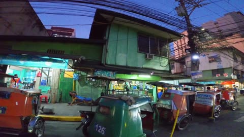 Eateries Along P. Campa Street in Manila City in the Philippines