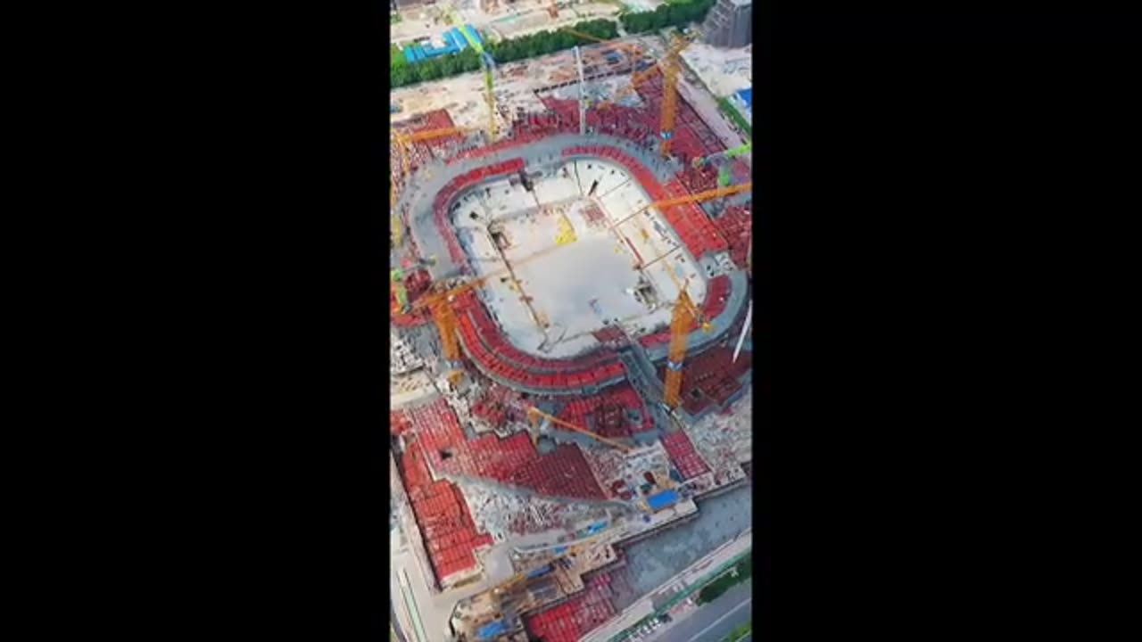 Guangzhou Evergrande Soccer Stadium abandoned for years