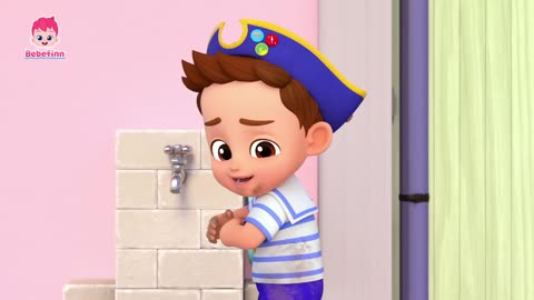 Baby Shark's Fun Bath TimeㅣEP149ㅣHealthy Habits for KidsㅣBebefinn Nursery Rhymes