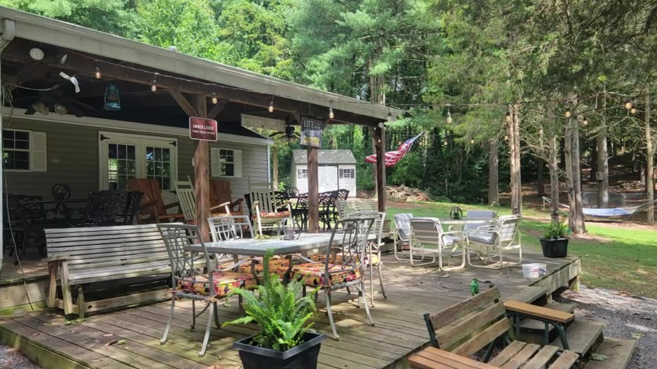 Friends and Family Glamping Clear Spring Maryland 3-Cabin Campground