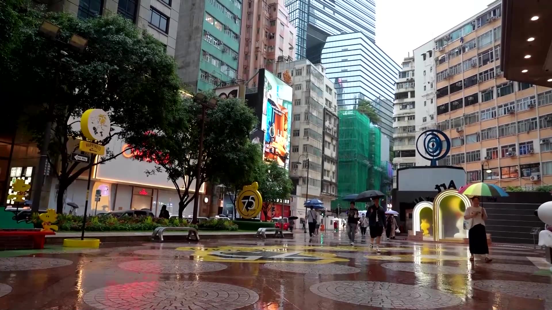 Storm Podul drenches Hong Kong, delays key national security trial