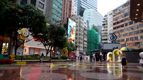 Storm Podul drenches Hong Kong, delays key national security trial