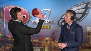 NFL QB Tom Brady explains the mechanics of throwing the football in heavy wind