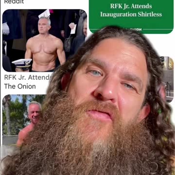 RFK Junior #RFKJr #RFK #Trump #Health #Fitness #TadpoleTriplett #Comedian #Comedy