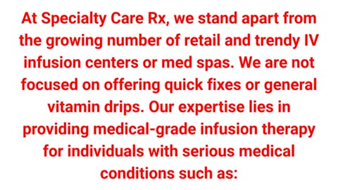 Specialty Care Rx - Infusion Therapy For Immunodeficiency in Memphis, TN