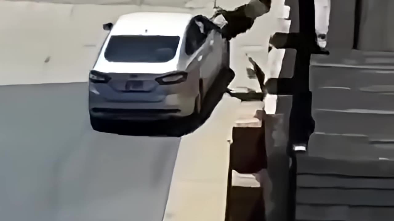 Coward throws rocks at cars and finds out