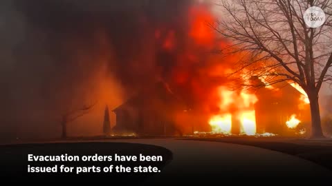 Oklahoma wildfires spread across state, hundreds of homes destroyed | USA TODAY