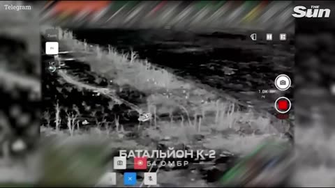 Dramatic moment Ukrainian helicopters rain down rockets on Russian targets