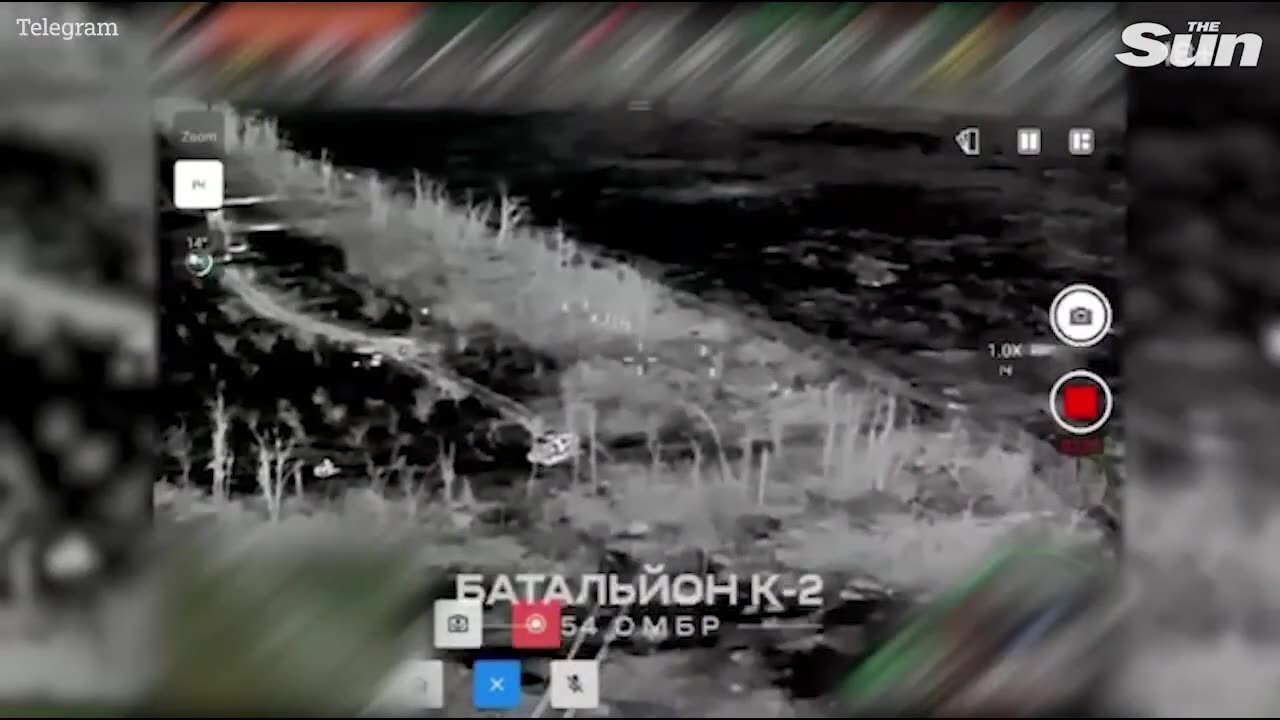 Dramatic moment Ukrainian helicopters rain down rockets on Russian targets
