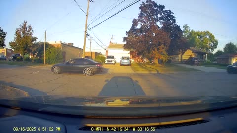 Drive From Elmhurst Tap Room, West Outer Drive, To Levagood Area, Dearborn, Michigan, 9/16/25
