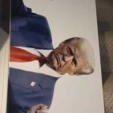 President Trump showed up at my office.