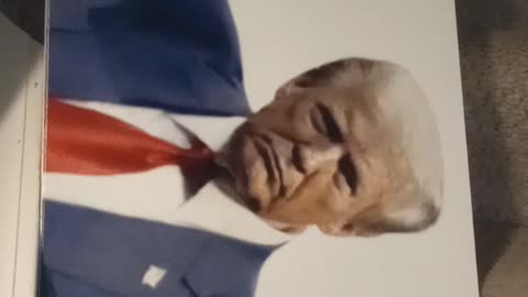 President Trump showed up at my office.