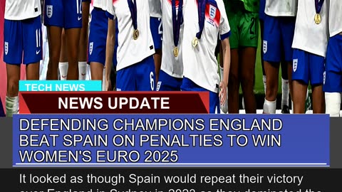 Defending Champions England Beat Spain on Penaltie