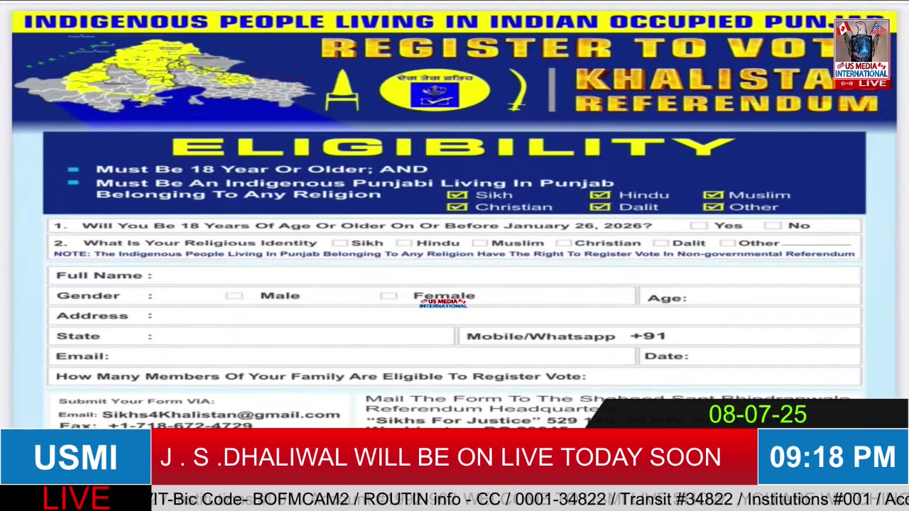 🔴 USMI Live Now ਕਰਦੋ ਸ਼ੇਅਰ 🔴 #ਜਿੰਦਾਬਾਦ_ #ਅਜਾਦ_ #ਪਜਾਬ