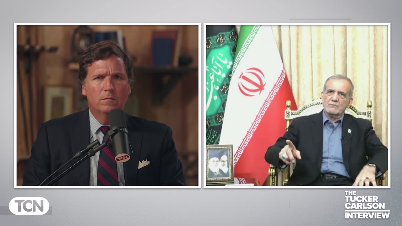 Tucker Carlson Interviews President of Iran Masoud Pezeshkian (1)