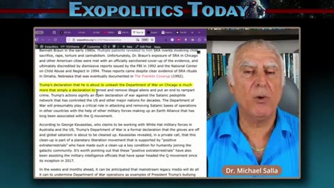 Dr. Michael Salla: Dangerous Intel 9/12/25 - Trump’s Department of War Takes on Global Satanism!