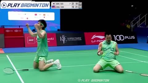 Aaron CHIA SOH Wooi Yik from Malaysia vs KIM Won Ho SEO Seung Jae from Korea