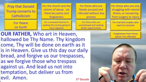 Mary's Daily Live Holy Rosary Prayer at 8:00 p.m. EDT 06/17/2025