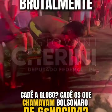Índias feridas, ainda não se sabe quantos nem o estado de saúde. Se fosse no governo Bolsonaro seria ditadura.