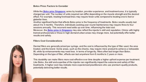 Botox and Fillers Price Comparison: What’s More Cost Effective? -Seoul Aesthetic clinic