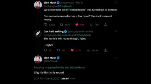 Flat Earth - Elon Musk says on X the Earth is Flat