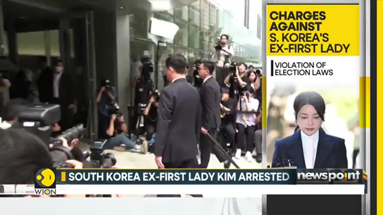 South_Korea__EX-_First_Lady_Kim_Imprisoned_After_Court_Issues_Warrant___WION_Newspoint