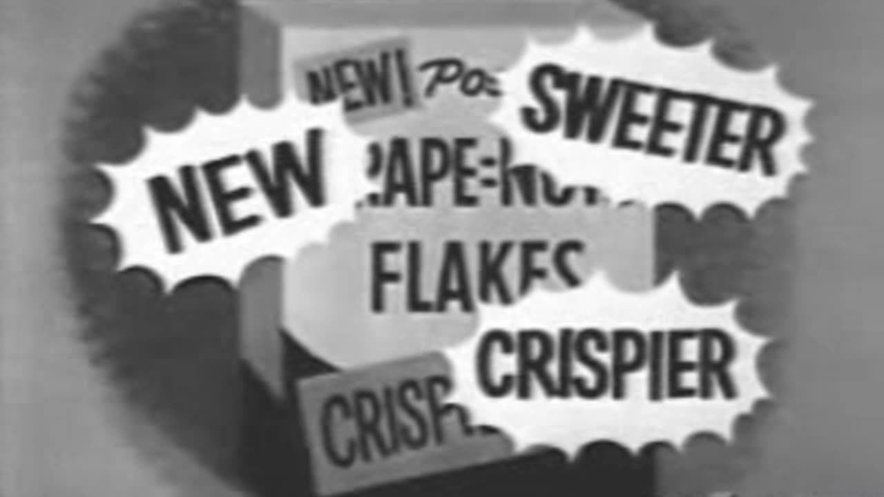 Commercial - Post Grape Nuts Flakes (1955)