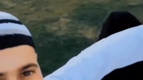 He doesn't want us to see her eyes.