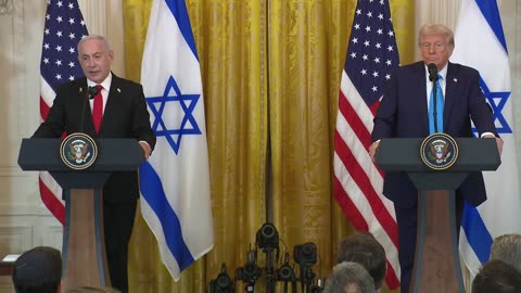 🇺🇸🇮🇱 PRESIDENT TRUMP & PRIME MINISTER NETANYAHU HOLD JOINT PRESS CONFERENCE! 🤝🏛️