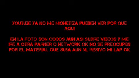 Tonteras que hace YT adiós monetización 😭😭😭
