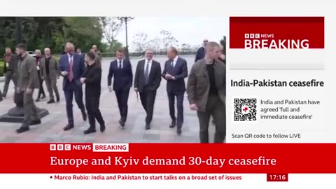 UK PM Starmer joins world leaders in Ukraine to