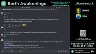 Earth Awakenings - Livestream 1 - #4036