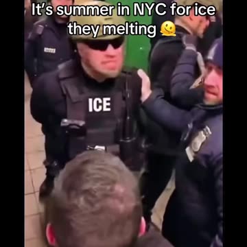 Wow NYC COPS BUST ICE