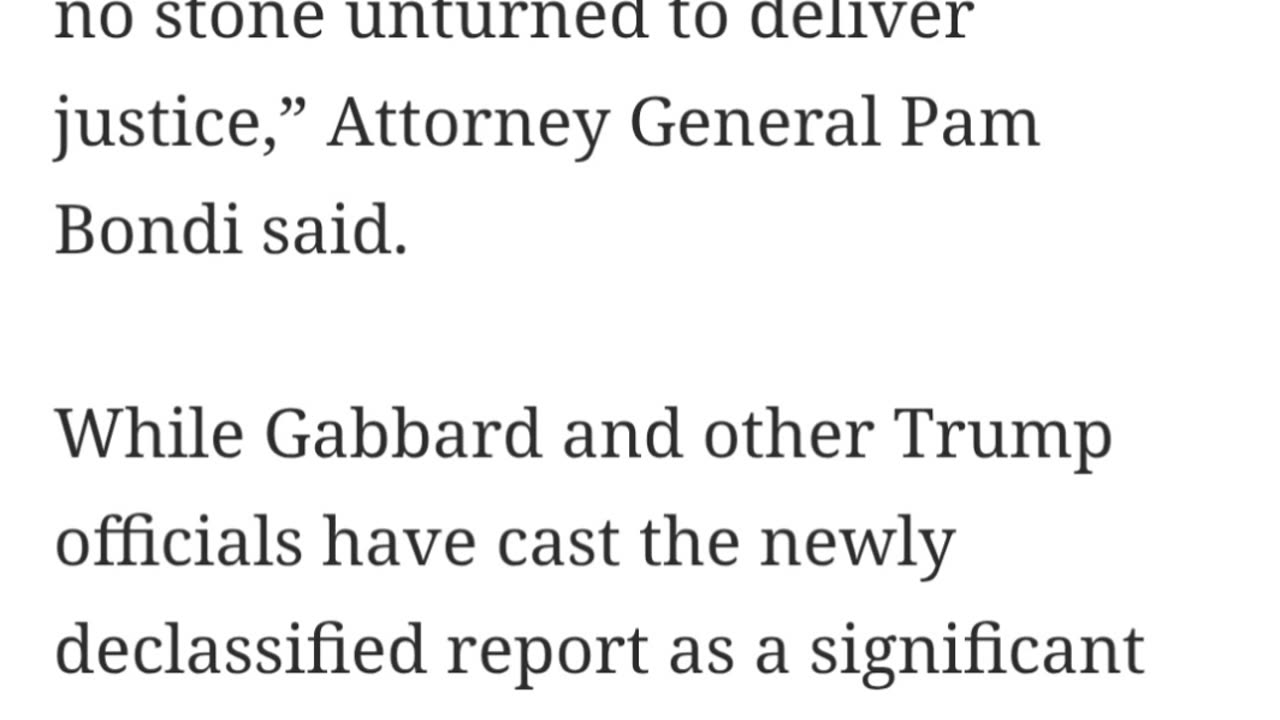 Justice Department Announces Task Force to Investigate 0bama Officials' Russiagate Case